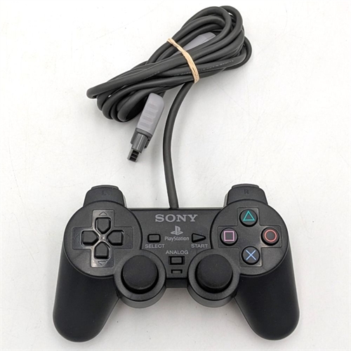 Original DualShock Controller - Slate Grey - Playstation 1 Tilbehør (B Grade) (Genbrug)